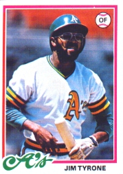 1978 Topps Baseball Cards      487     Jim Tyrone